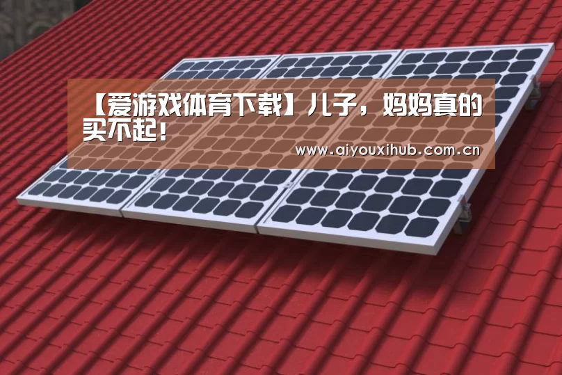 【爱游戏体育下载】儿子，妈妈真的买不起！